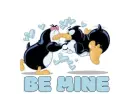 BE MINE.. VALENTINE'S DAY PENGUIN