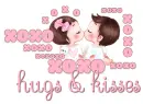 HUGS & KISSES. 