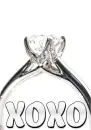 XOXO (animated solitare ring)