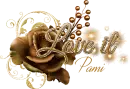Pami Love it gold rose
