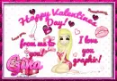 Valentine's babe- Happy Valentin's day, Gina