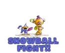 SNOWBALL FIGHT!!