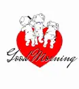 GOOD MORNING (DALMATION PUPPIES)