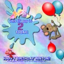 Winton - Birthday - Monkey - Balloons