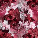 Winter Red Deco Seamless Background