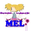 Mel - True Friend - Glimpse - Flowers - Butterfly