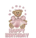 HAPPY BIRTHDAY TEDDY BEAR