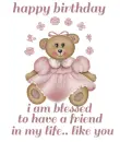 Happy Birthday.. i am Blessed to have a friend in my life.. like you