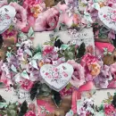Vintage Love Seamless Background