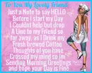 Good Morning