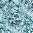 Seamless Flower Deco Background