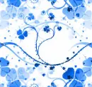 Blue Shamrock ~ Background