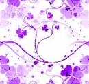 Purple Shamrock ~ Background ~ fg