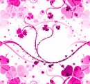 Pink Shamrock ~ Background ~ fg