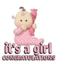 It's a girl.. CONGRATULATIONS