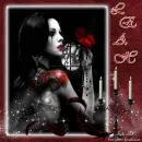 Crying goth-Leah