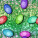 Easter Eggs Background