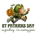 ST PATTY'S DAY â™§ no pinching.. i'm wearing green â™§