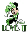 Pami loves it, ST PATRICKS DAY, SHAMROCKS, MINNIE MOUSE