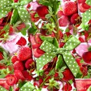 Strawberry Spring Seamless Background