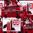 London Tour Seamless Background