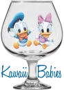 Disney Babies in a wine glass