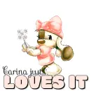 Carina just LOVES IT 