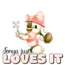 Tonya just loves it 