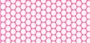 Fushia pink) and white circles