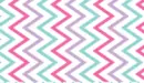 Purple, Fushia & teal zigzags