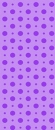 Lavender with purple circles