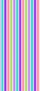Purple, teal, peach, olive stripes