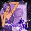 Purple Spring Tag-Emily