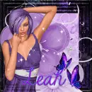 Purple Spring Tag- Leah