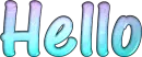 hello