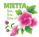 MIETTA.. love.. love.. loves it! ðŸŒºðŸƒ