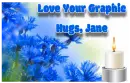 Blue flowers - Jane