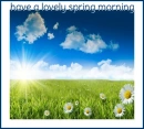 HAVE A LOVELY SPRING MORNING ðŸŒ¸ðŸƒ