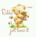 Robbie Just Loves It  ðŸ»