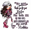 Robbie - Thanks For Your Visit