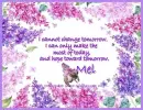 Mel - Yesterday -Today - Tomorrow