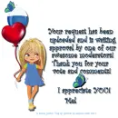 Mel - Thank You - Request - Votes - Comments