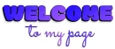 WELCOME to my page