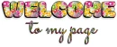 welcome to my page