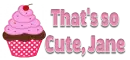 Pink cupcake - Jane