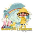 Raindrops & Rainbows - Amelia