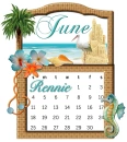 June Calendar- Rennie