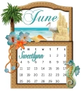 June Calendar- Sweetlynn