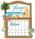 June Calendar- Makani
