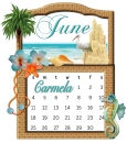 June Calendar, Carmela